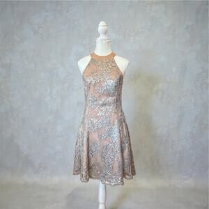 Dress The Population Sequin Mini Dress, Medium